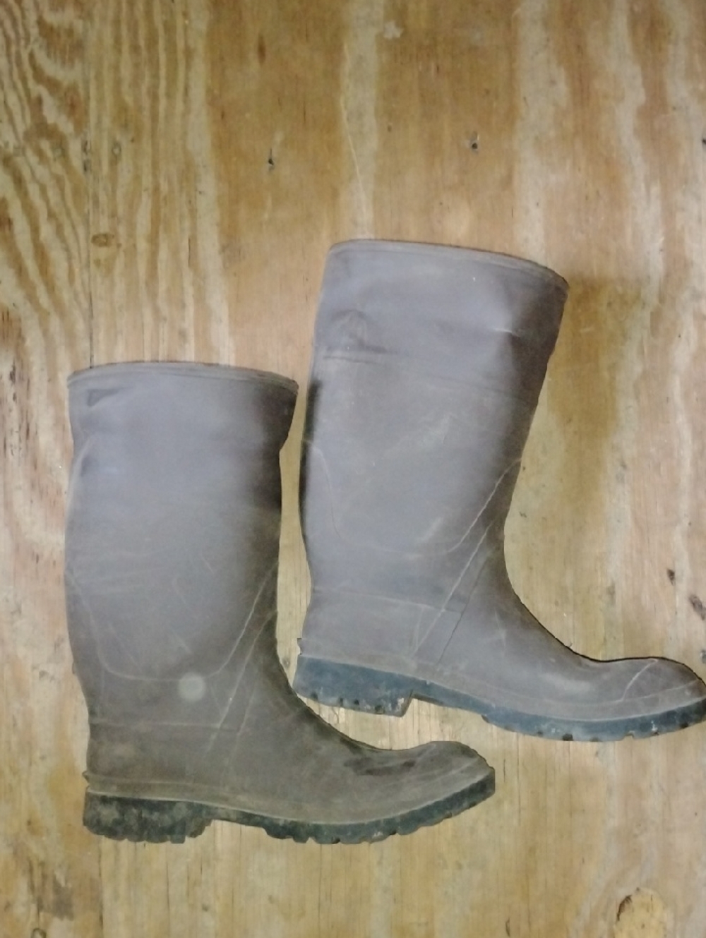 Men's Brown Work Boots - Rugged Waterproof Tall Boots